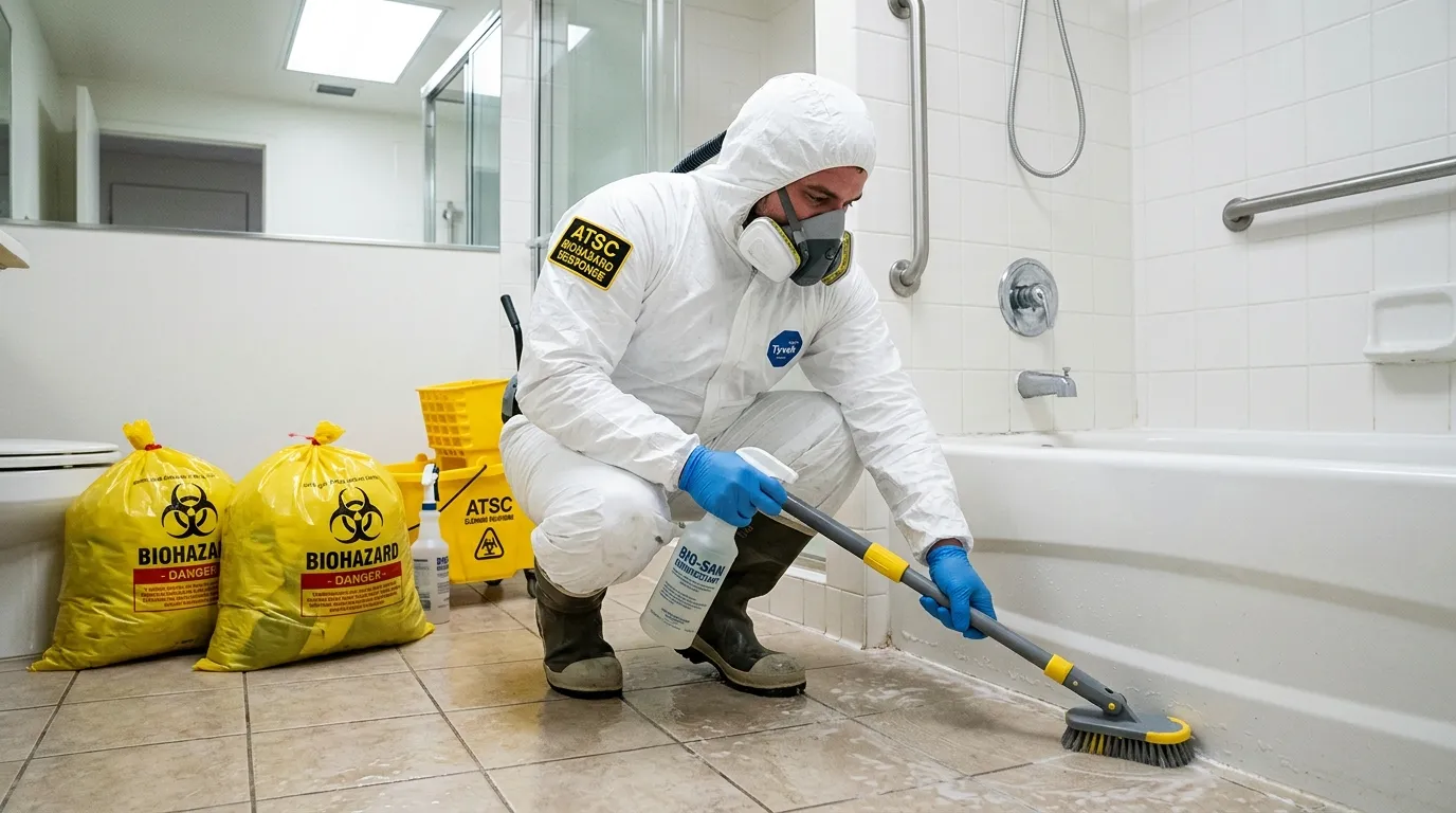 Decontamination equipment deployed for Blood Cleanup in Tipton